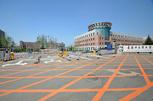 长春中医药大学三进三出车牌识别系统